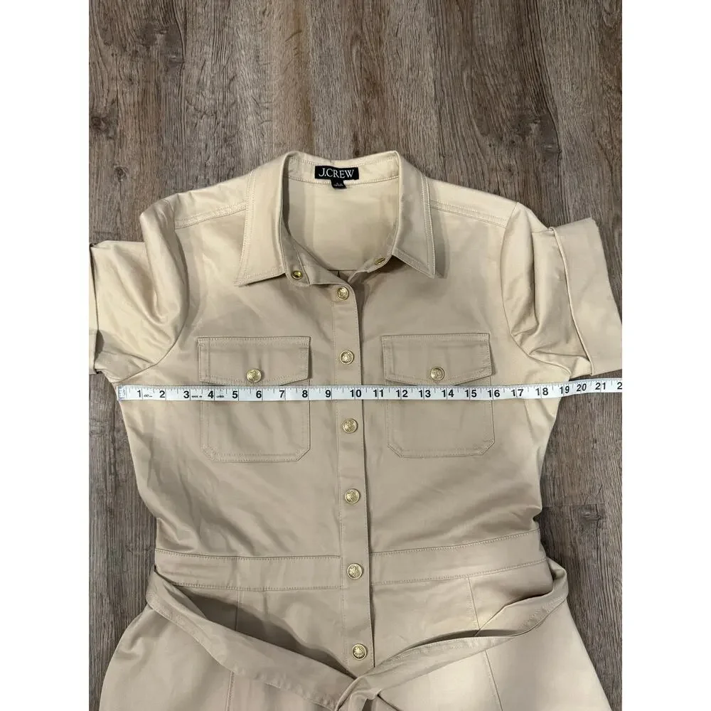 J. Crew Women’s Tie-Waist Shirtdress Size 6